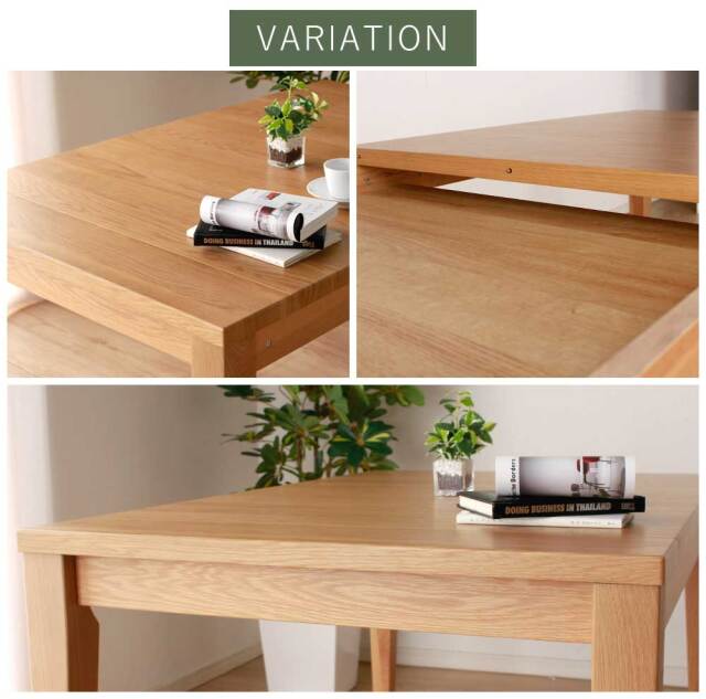 ダイニングテーブル　130-180伸長テーブル