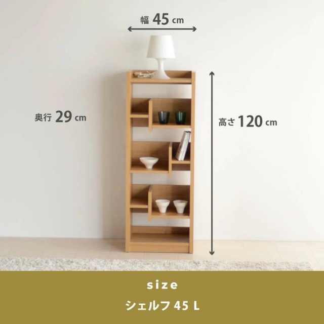 収納棚　45シェルフ　Low　（ロータイプ）