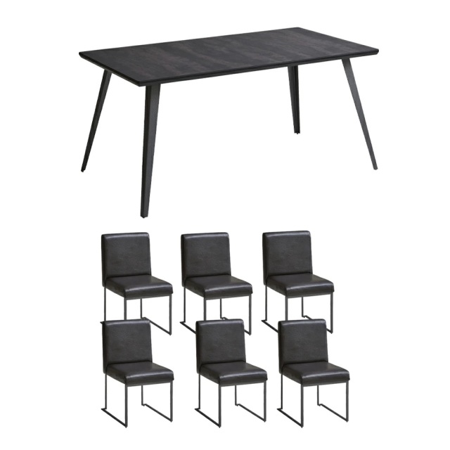 ダイニングセット　180テーブル　7点セット