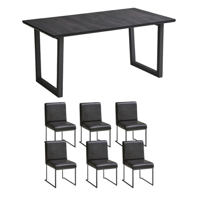 ダイニングセット　180テーブル　7点セット