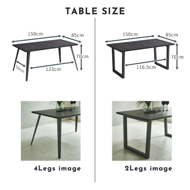 ダイニングテーブル　150テーブル