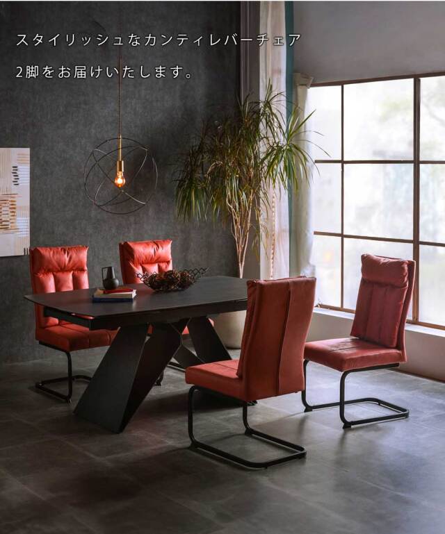 ダイニングチェア　2脚セット