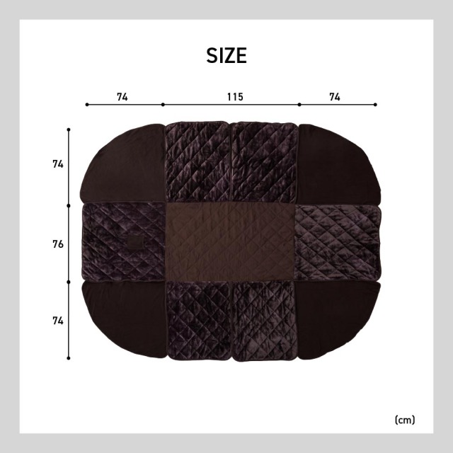 コタツテーブル　電動昇降120テーブル　（選べる：布団無し・布団有り）