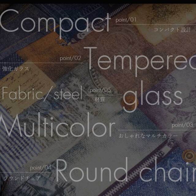 カフェテーブルセット　60Φテーブル　3点セット