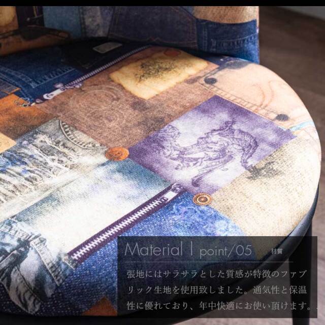 カフェテーブルセット　60Φテーブル　3点セット