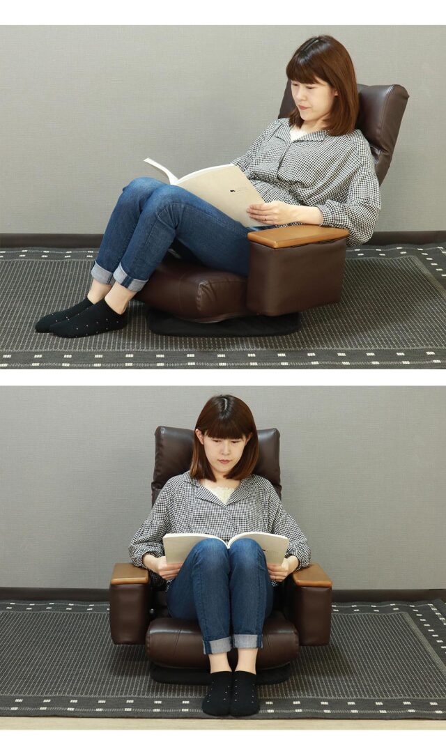 座椅子　収納付回転座椅子