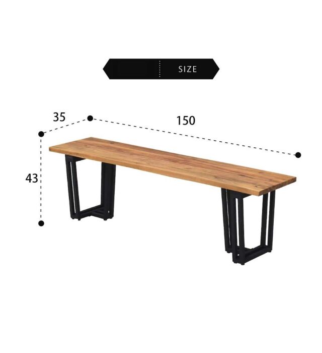 ダイニングベンチ　150ベンチ