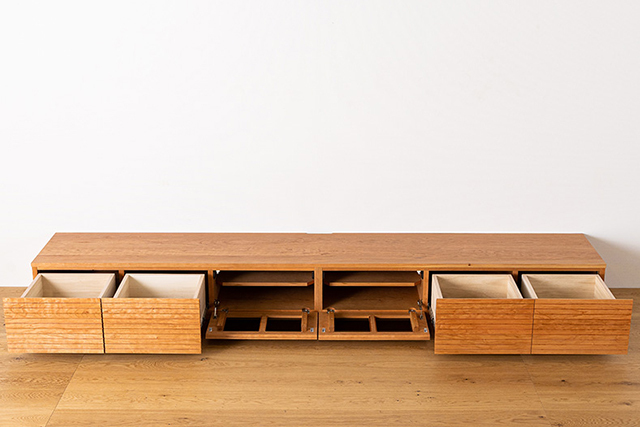 40％オフ!!1年保証!!【現品限り】 無垢材テレビボード 幅2800mm 風雅  