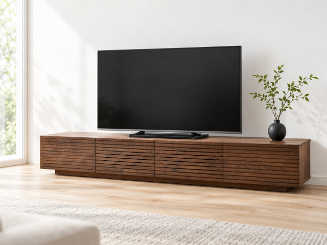 無垢材のテレビボード