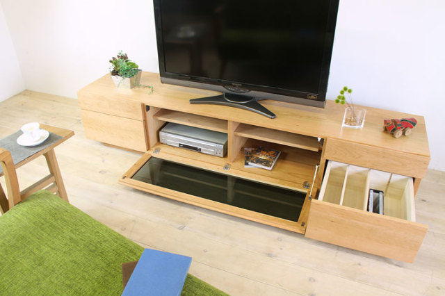 サイズオーダー可】天然木、無垢材使用テレビボード 凛／RIN