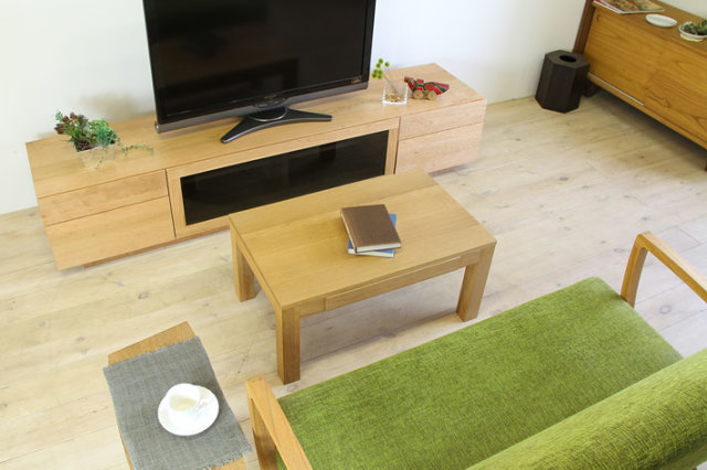 サイズオーダー可】天然木、無垢材使用テレビボード 凛／RIN タイプ2