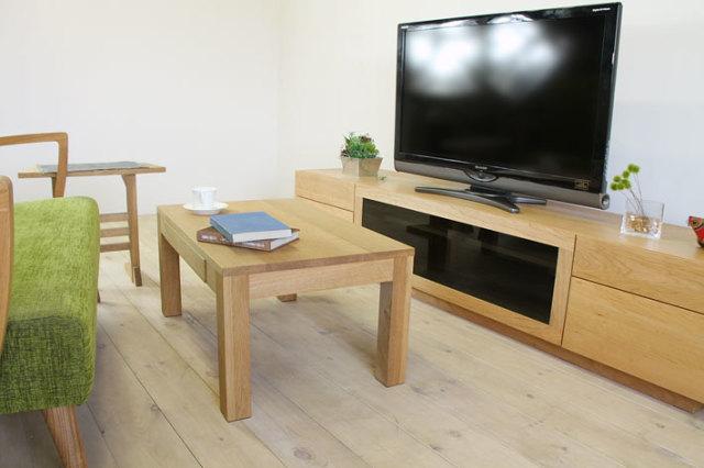 サイズオーダー可】天然木、無垢材使用テレビボード 凛／RIN タイプ2