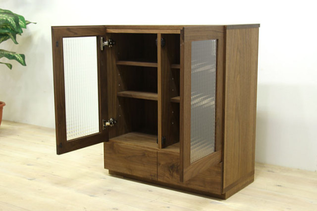 凛／RIN キャビネット 75 （ウォルナット）