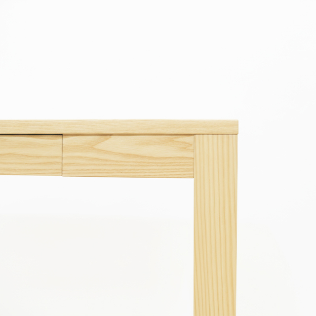 天然木・無垢材使用のシンプル家具シリーズ 凛 センターテーブル ホワイトアッシュ