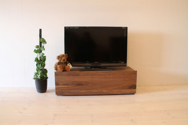 天然木、無垢材使用テレビボード 彩美／SAIBI-W1200（ウォールナット