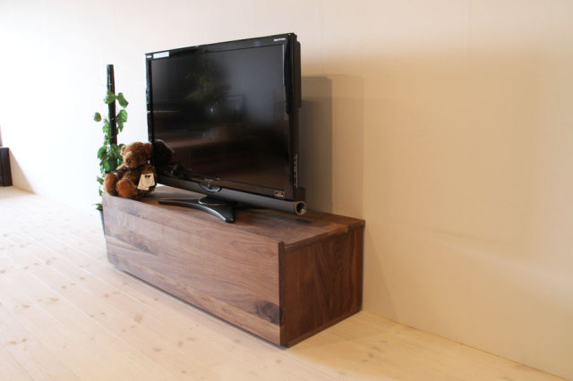 天然木、無垢材使用テレビボード 彩美／SAIBI-W1200（ウォールナット