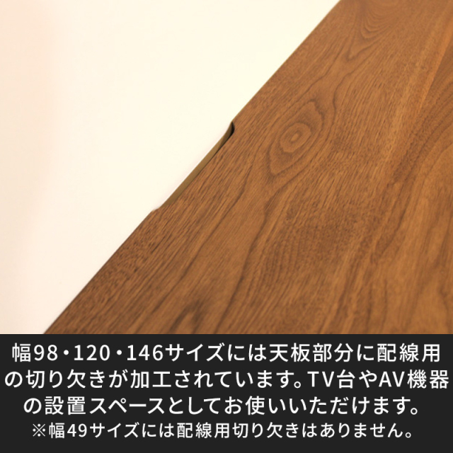 配線用切り欠き