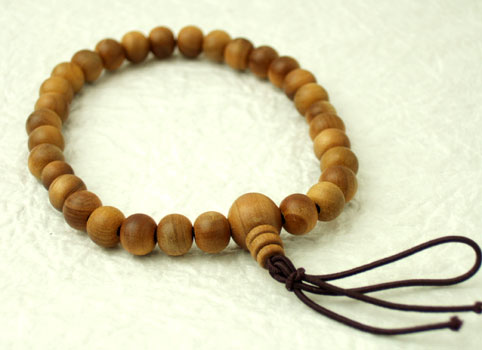 数珠　念珠　腕輪　ブレス　白檀