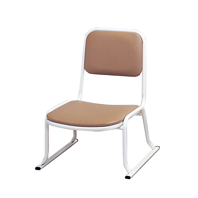 寺院用仏具 本堂用お詣り椅子 SH-260 (座高26cm) スチールパイプ製