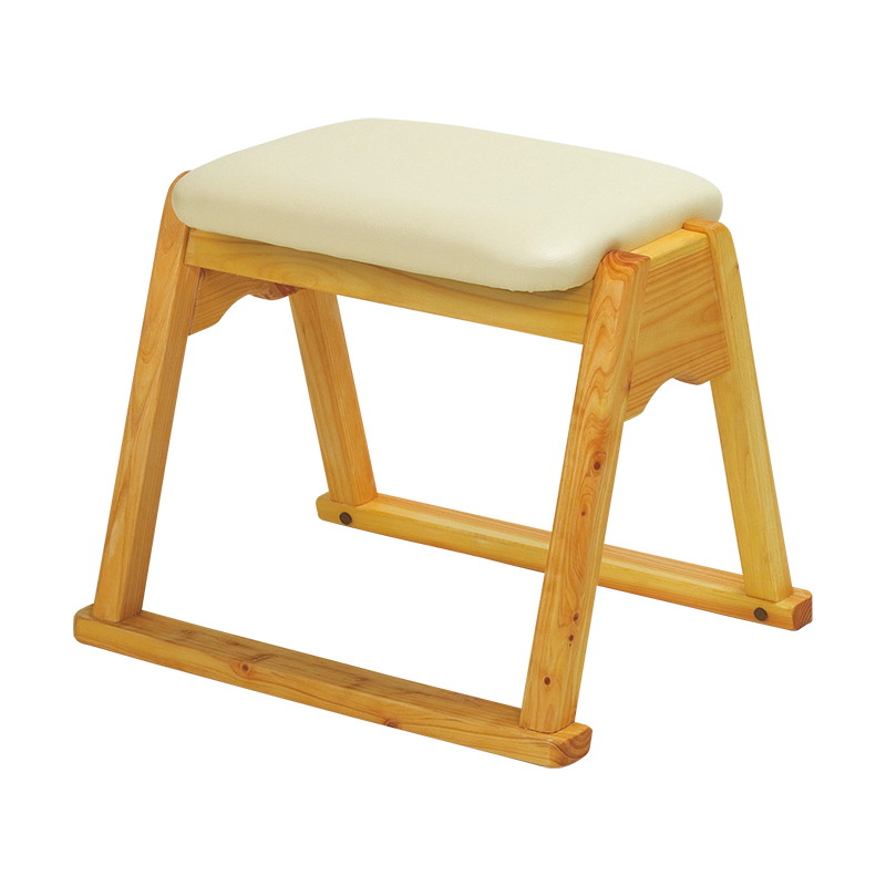 寺院用仏具ヒノキ製 本堂用椅子 寺院用椅子 日本製 ( 国産 ) HR-420 (座高42cm) 木製