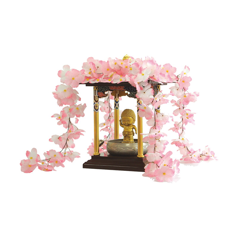 寺院用仏具 花御堂用桜屋根かざりセット 仏壇 仏具 数珠shop 京仏壇はやし