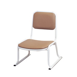 寺院用仏具 本堂用お詣り椅子 SH-260 (座高26cm) スチールパイプ製