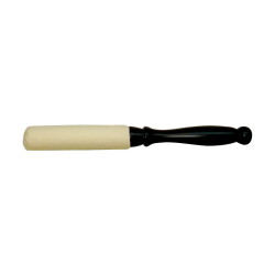 寺院用仏具 黒檀皮巻リン棒 4.0寸(12.0cm)