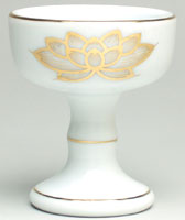 仏具　仏器　上金ハス