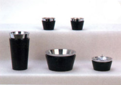 モダン仏具セット ふた重　やすらぎ草　５点セット　（家具調仏具）
