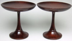 仏具　 高杯 紫檀 　３,５寸