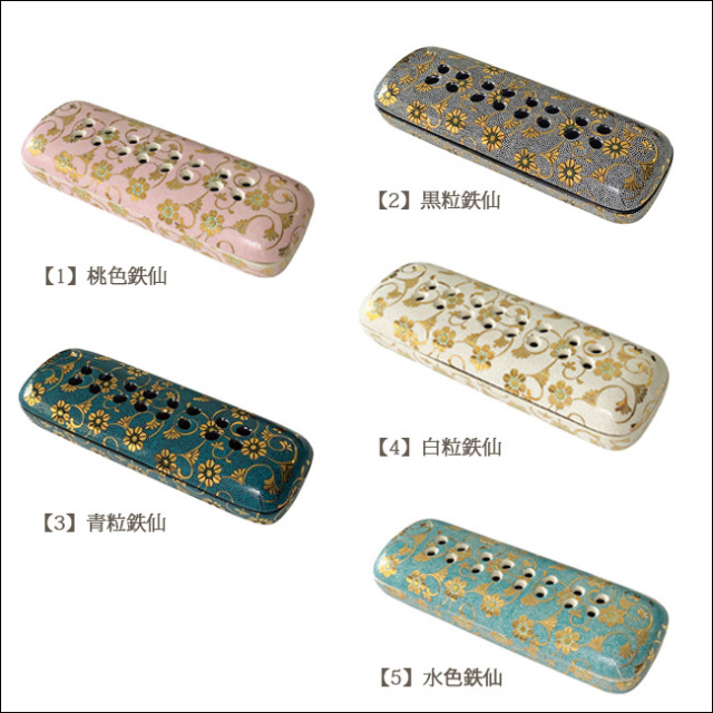 香炉 九谷焼 大雅作 青粒鉄仙 花鳥図  茶道具 仏具 置物 陶器 九谷焼 香炉 青粒鉄仙 3号 ( 木箱名入れ有料 お香 線香