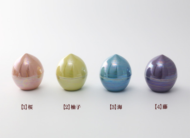 骨壷 ミニ骨つぼ 陶器製骨壺 虹珠 ( にじだま ） 分骨 手元供養