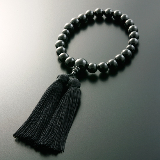 京都 数珠 販売｜黒オニキス 男性用数珠 みやこ房｜数珠通販の仏壇