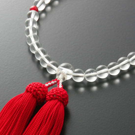 金運爆上げ　珍しい！京都六角堂！柘植製＋赤水晶　特別祈祷　お念珠 金運爆上げ 珍しい！京都六角堂！柘植製＋赤水晶 特別祈祷 お