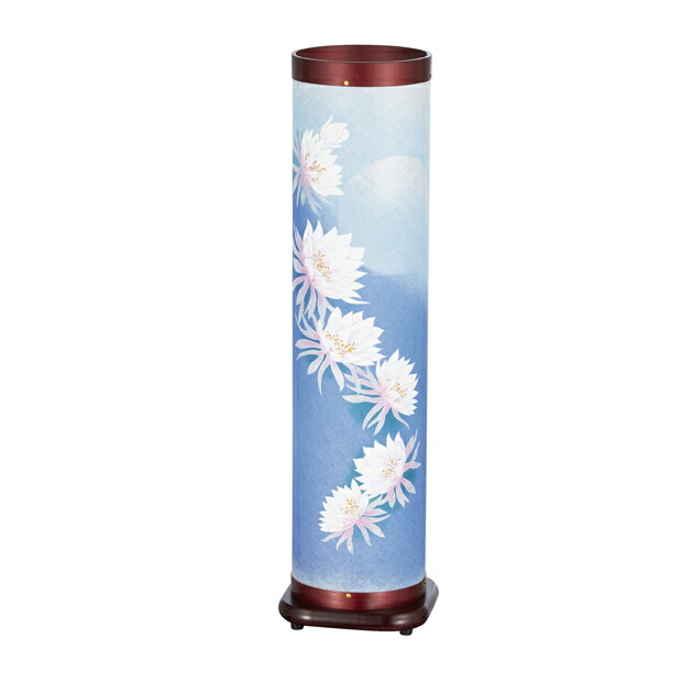 灯篭　お盆提灯　回転筒付　翠2号 盆提灯 お盆提灯『霊前灯 しずか 2号 回転筒付き 木製（1個入り