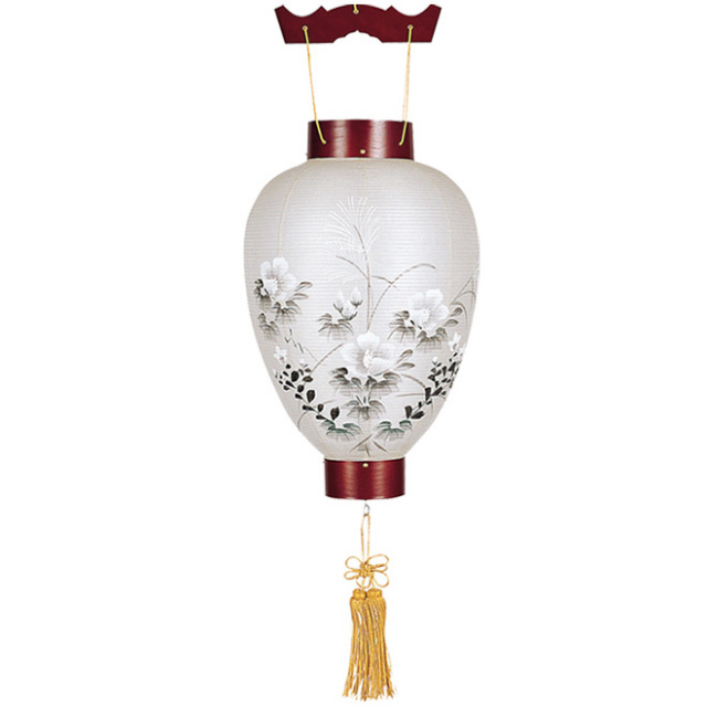 の*ん様 ❤️充実株❤️☘️お盆イベント☘️♈️ 896⭐️Ash【BELCHE 盆提灯 盆ちょうちん お盆提灯 【LED電池灯付！】 吊り提灯 銘木御所