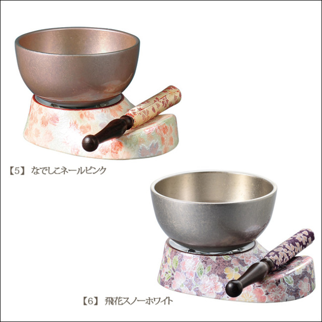 モダン仏具セット あやか りん台 3点セット 2.3寸