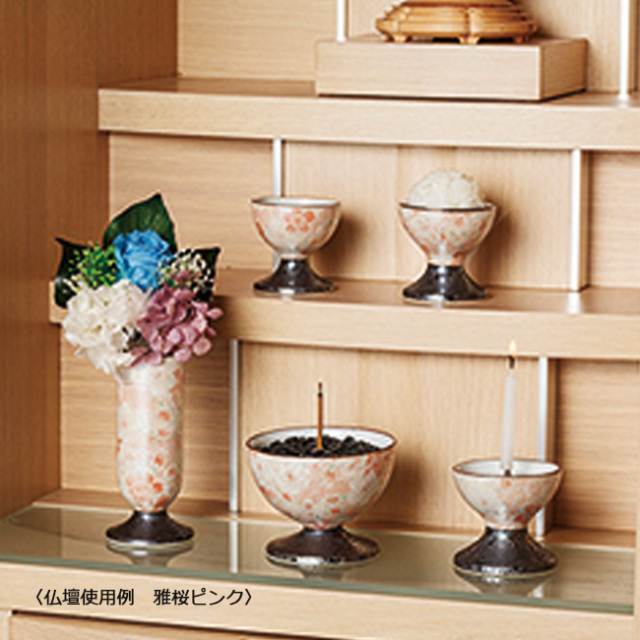 モダン仏具セット あやか 5点セット 3寸