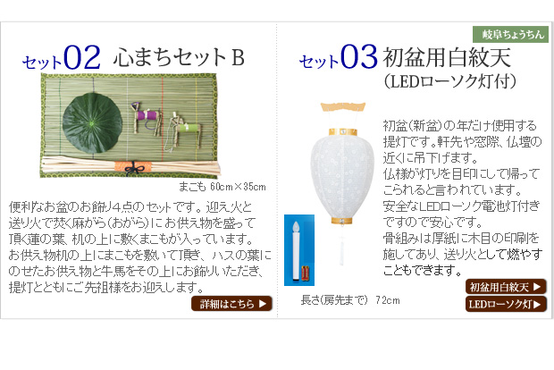 盆提灯 初盆 ・新盆3点セット 廻転灯付 木製提灯 松徳11号 2