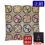 仏具 仏壇用座布団 正絹ツル草鳳凰華紋 御前座布団