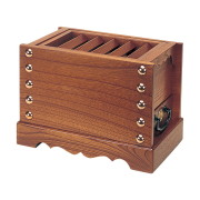 寺院用仏具 箱型賽銭箱 欅製 2尺5寸 (幅75cm)