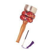 リン棒収納型印金 檜柄 専用リン棒付 リン3.0寸(口径9.0cm) 柄 7寸(21.0cm)