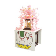 寺院用仏具 花まつり白象幕