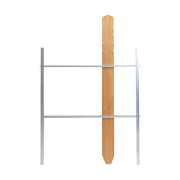 墓用塔婆立 ３本立 アルミ製 (幅45cm)