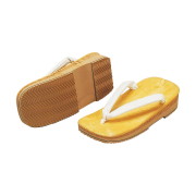 寺院用仏具 表 黄たたみぞうり(カバーなし) L 25.0cm