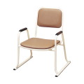 肘付き本堂用お詣り椅子 SH-300E (座高30cm) スチールパイプ製