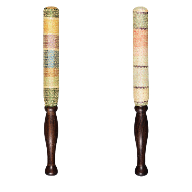 仏具 『木もれ日　りん棒　黒檀生地　４寸（約11.8cm）』