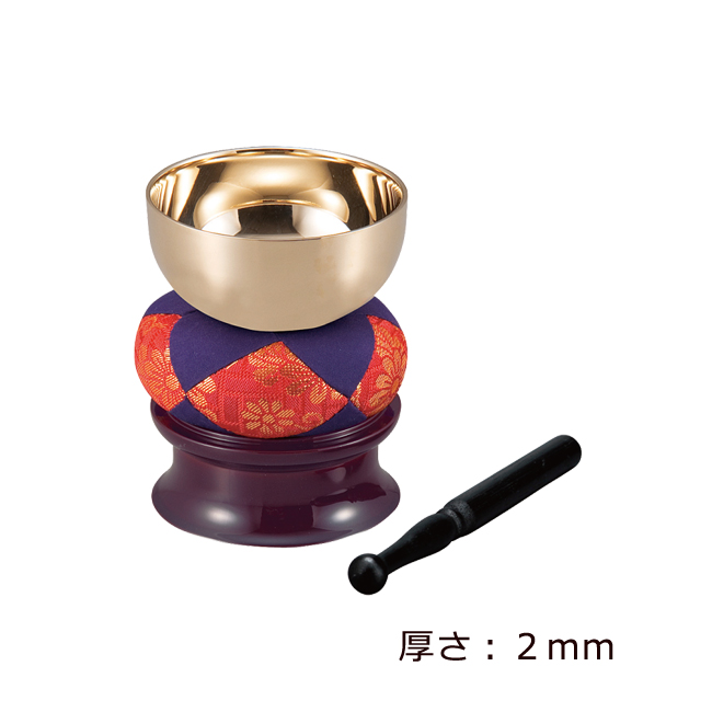仏具 りん４点セット タメ 厚さ２mm