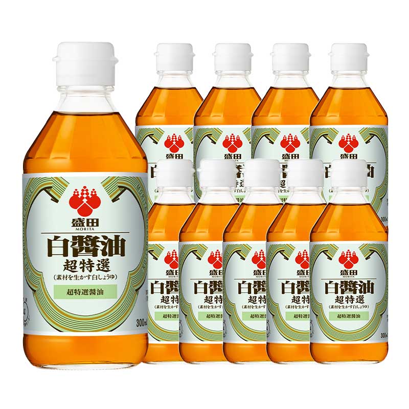 ＜まとめてお得＞白醤油　超特選300ml（瓶）×10本【送料無料】※同梱不可［ネット注文限定］