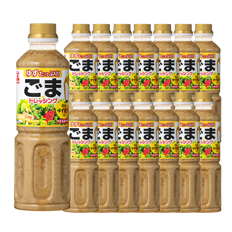 ［イツミツボシ］ごまドレッシング ゆず果汁入り 500ml（PET）×15本